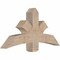 Ekena Millwork Davenport Smooth Timber Gable Bracket, Douglas Fir, 48"W x 24"H x 5 1/2"D x 5 1/2"F, 12/12 Pitch GBW048X24X0606DAV00SDF - alternate 5
